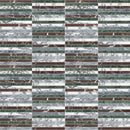 2x6 Celestia Breeze Stacked Honed + Polished Blend Natural Stone Mosaic