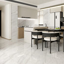 9mm 30x60 Raw Stone White Porcelain Polished Slab Final Sale (25 CT/PA)