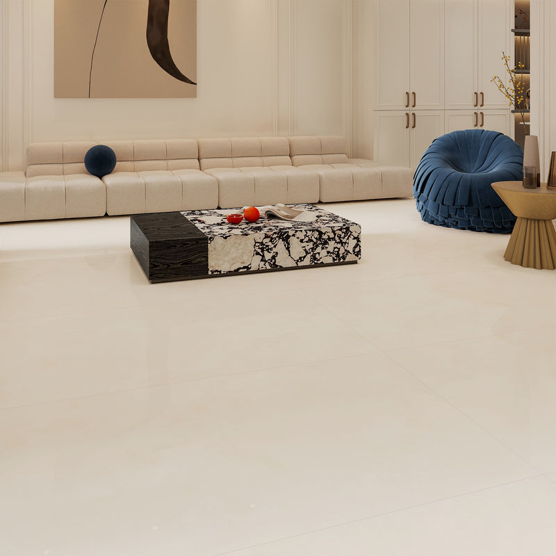 9mm 30x60 Maya Jade Beige Porcelain Polished Slab Final Sale