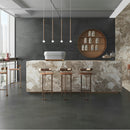 9mm 30x60 Milan Micro Cement Dark Gray Porcelain Matte Slab Final Sale (43 CT/PA)