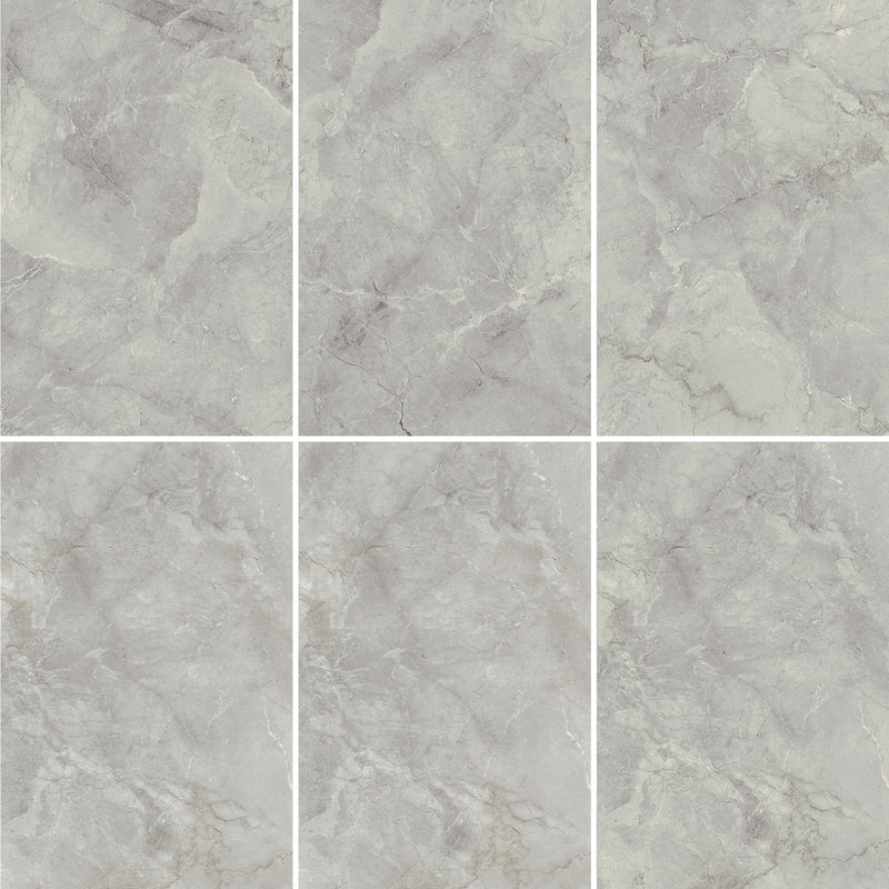 9mm 30x60 Caria Grey Porcelain Polished Slab Final Sale