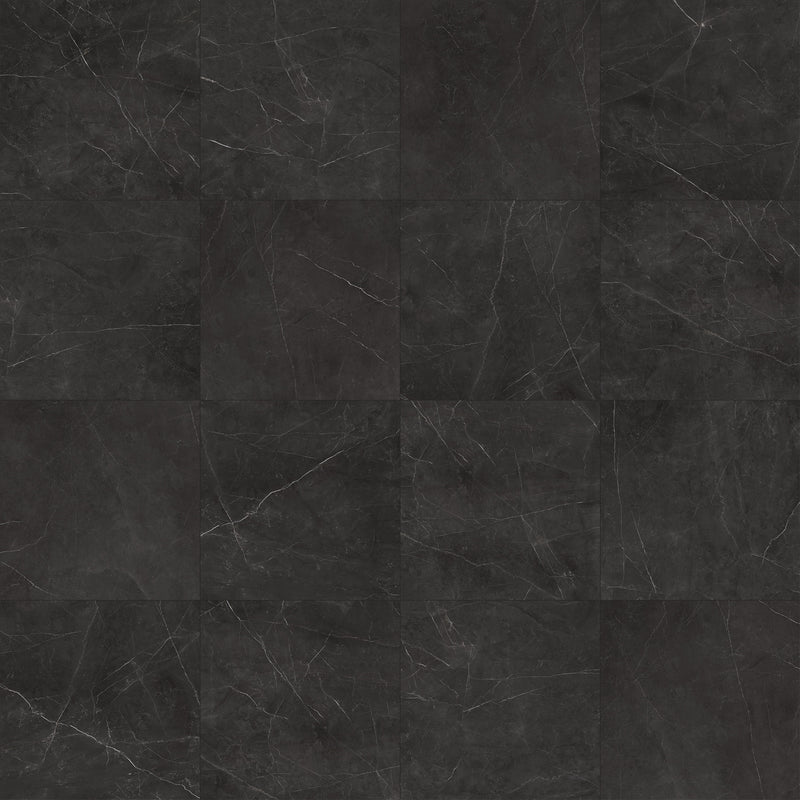 32x32 La Marca Nero Venato Honed Rectified Glazed Porcelain Tile