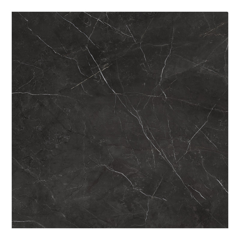 32x32 La Marca Nero Venato Polished Rectified Glazed Porcelain Tile