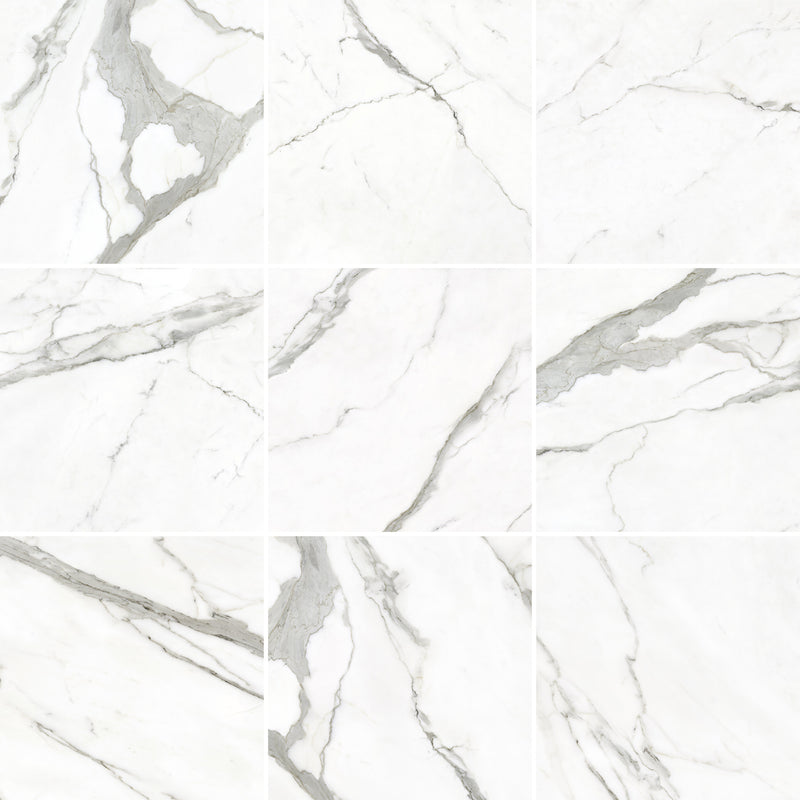 32x32 La Mallorca Milano Bianco Polished Porcelain Tile