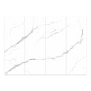 5mm 36x102 Imperial White SPC High Gloss Wall Panel Slab T&G Click - KDP3206