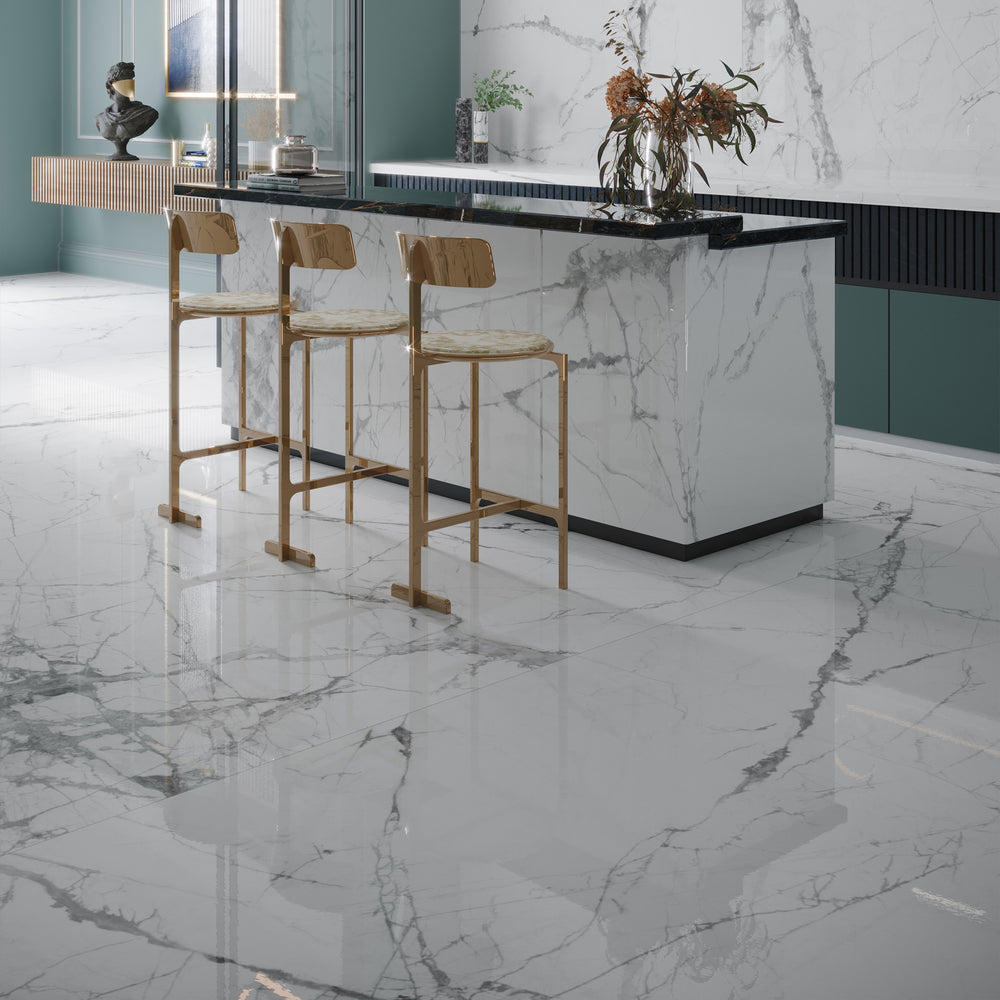 Porcelain tile for a Milton home renovation