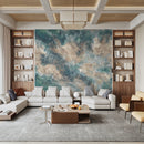 9mm 36x108 Rock Board Flowers Porcelain Glazed Slab Final Sale (900x2700mm)