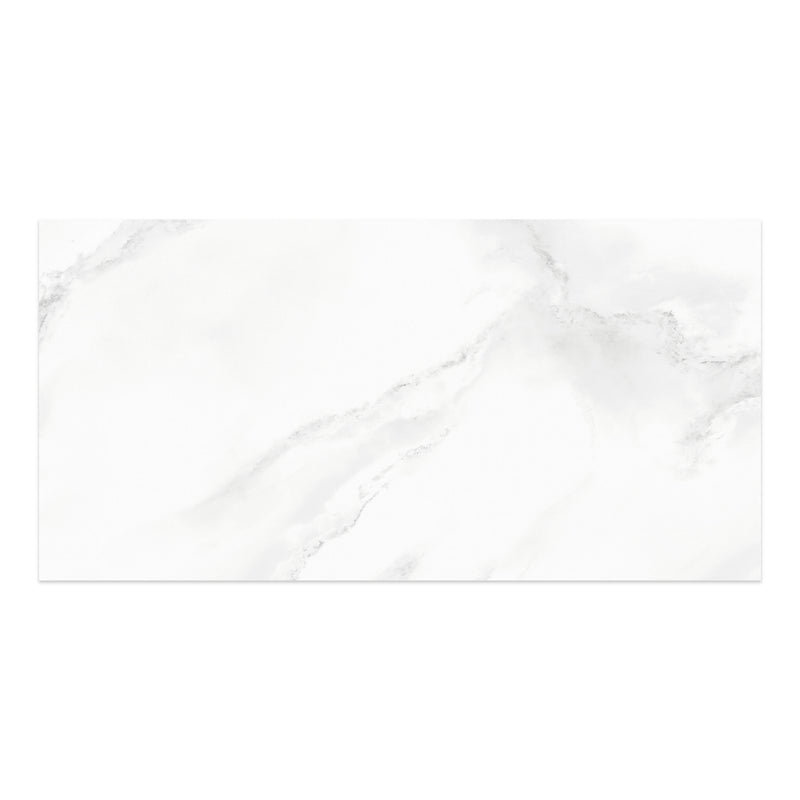 10.5mm 36x72 Gemstone White Polished Porcelain Slab Final Sale