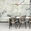 9mm 36x72 Fendi White Porcelain Polished Slab Final Sale