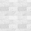3x6 Italian Playa del Bianco Honed Carrara Marble Mosaic