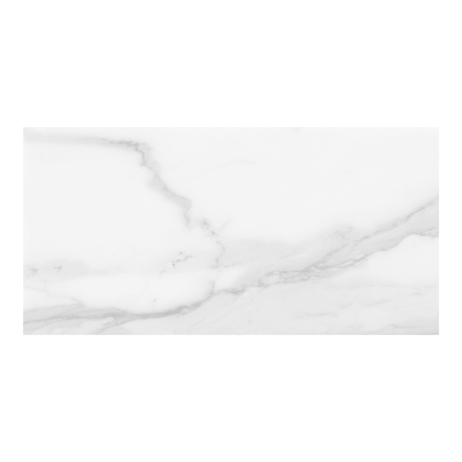 12x24 Plata Statuario Polished Rectified Glazed Porcelain Tile