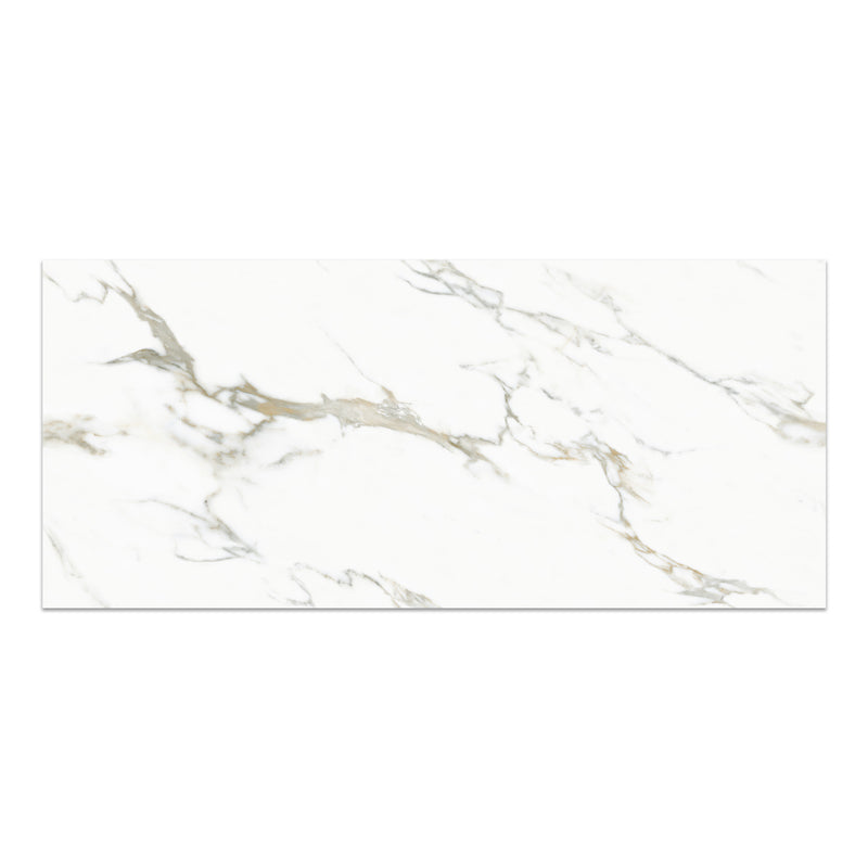9mm 48x108 Calacatta Gold Porcelain Glazed Polished Slab Final Sale (1200x2700mm)