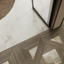 9mm 48x108 Pearl Onyx White Porcelain Glazed Polished Slab Final Sale (1200x2700mm)