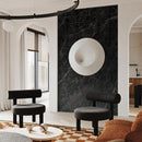 9mm 48x108 Composer Black Porcelain Glazed Slab Final Sale (1200x2700mm)