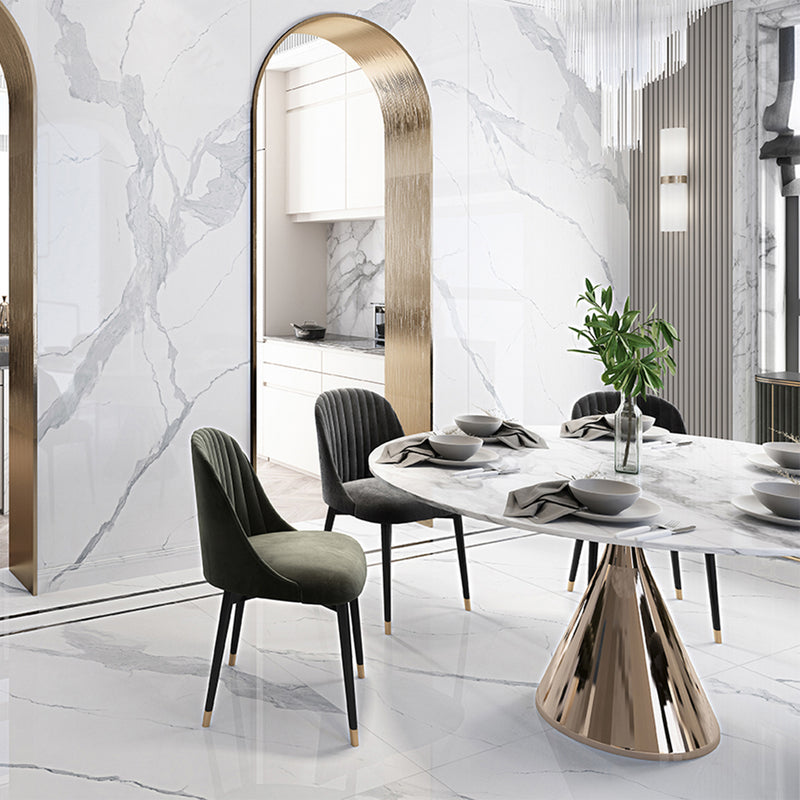 9mm 48x108 Statuario Lucidato Porcelain Polished Slab Final Sale (1200x2700mm)