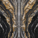 6mm 48x110 Majesto Oro Noir Bookmatch Cut Honed Rectified Colorsync Sintered Slab