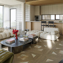 48x48 Versailles Glam Stone Wooden Look Matte Porcelain Tile