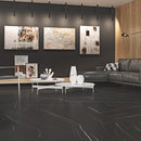 7mm 48x48 Sahara Noir Black Porcelain Glazed Matte Tile