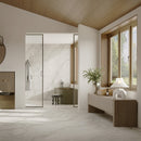 9mm 48x72 Arctic Pearl Vein Carving Porcelain Glazed Slab
