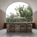 6mm 63x126 Atlantic Ocean Block 24 Bookmatch Cut Honed Rectified Sintered Slab