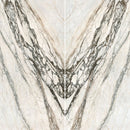 6mm 63x126 Calacatta Picasso Block 32 Bookmatch Cut Honed Rectified Sintered Slab