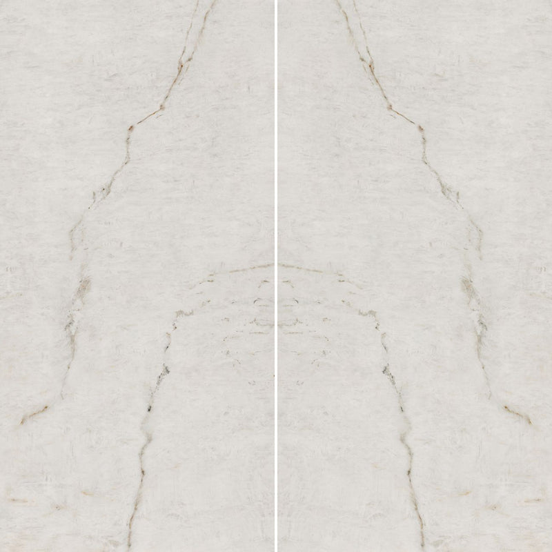 6mm 63x126 Cristallo Block 13 Bookmatch Cut Polished Rectified Sintered Slab
