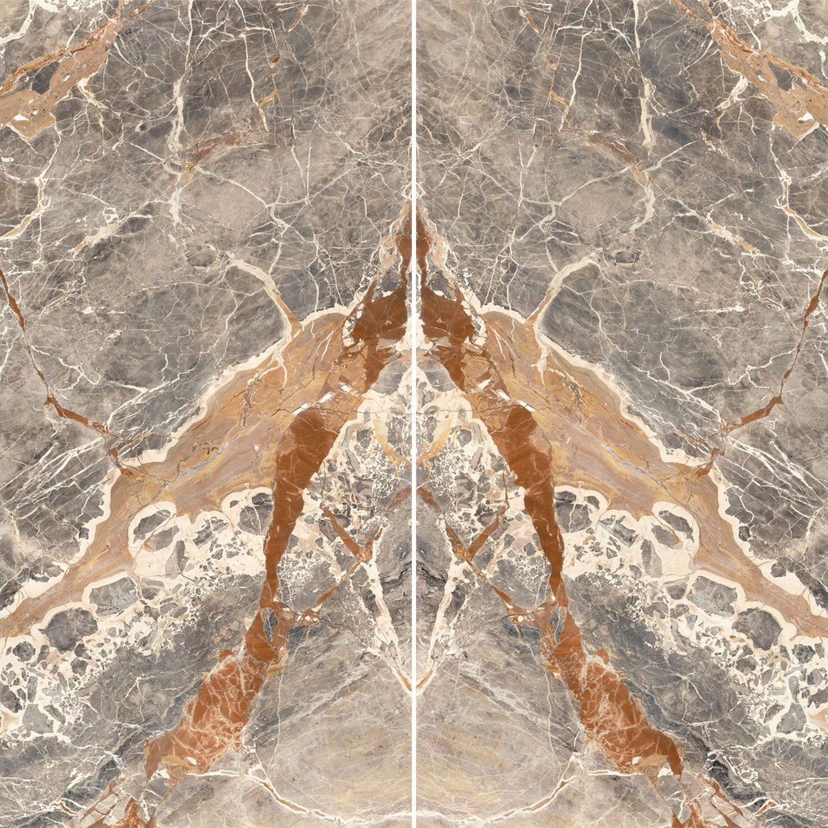 6mm 63x126 Macchia Vecchia Block 42 Bookmatch Cut Polished Rectified S