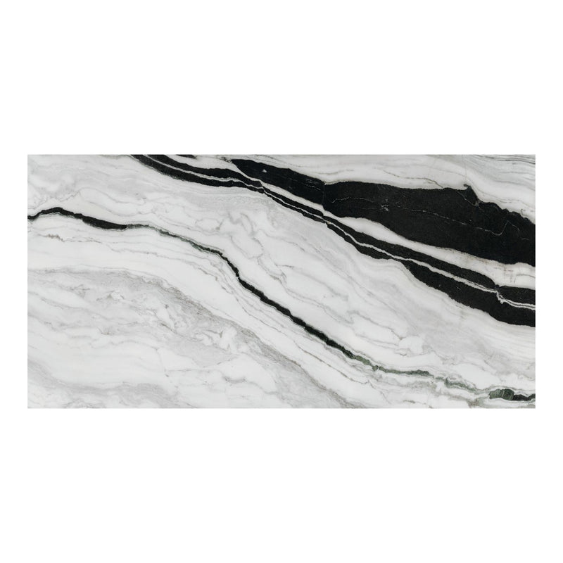 6mm 63x126 Panda Block 22 Bookmatch Cut Polished Rectified Sintered Slab