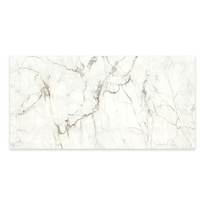6mm 63x126 Statuario Gold Porcelain Polished Slab Final Sale