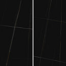 6mm 63x126 St. Laurent Black Porcelain Matte Slab Final Sale