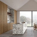 12mm 64x127 Arabescato Corchia Block 59 Bookmatch Cut Honed Sintered Slab