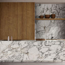 12mm 64x127 Arabescato Corchia Block 59 Bookmatch Cut Honed Sintered Slab