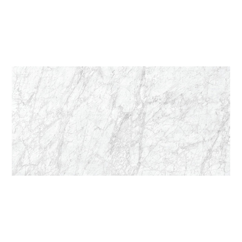 12mm 64x127 Bianco Gioia Block 19 Bookmatch Cut Polished Colorsync Sintered Slab