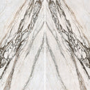 12mm 64x127 Calacatta Picasso Block 32 Bookmatch Cut Polished Colorsync Sintered Slab