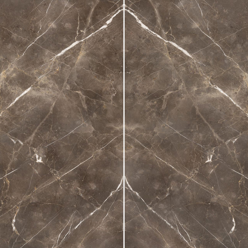 12mm 64x127 Pietra Imperiale Block 30 Bookmatch Cut Honed Sintered Slab