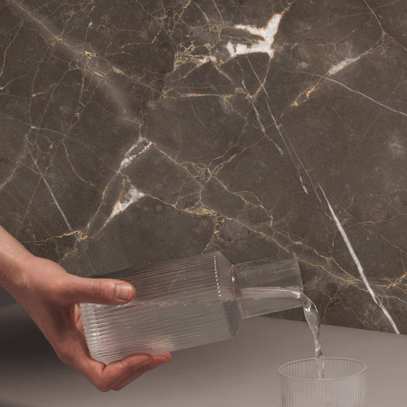 12mm 64x127 Pietra Imperiale Block 30 Bookmatch Cut Honed Sintered Slab