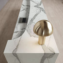 12mm 64x127 Statuario Block 17 Bookmatch Cut Polished Sintered Slab