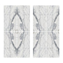 12mm 64x127 Calacatta Corchia Block 43 Bookmatch Cut Satin Colorsync Sintered Slab