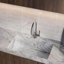 12mm 64x127 Calacatta Corchia Block 43 Bookmatch Cut Satin Colorsync Sintered Slab