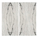 12mm 64x127 Montagna Grey Block 11 Bookmatch Cut Honed Sintered Slab