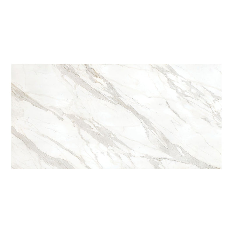 12mm 64x127 Calacatta Borghini Block 48 Bookmatch Cut Polished Sintered Slab