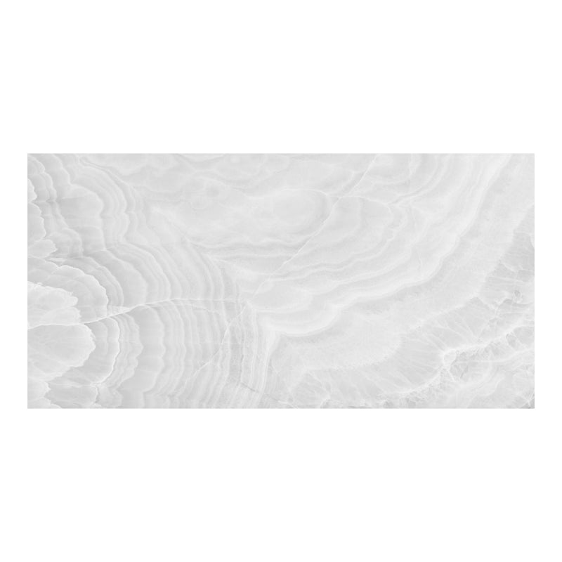 12mm 64x127 Onyx Halo Block 44 Bookmatch Cut Polished Colorsync Sintered Slab