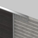 3/8"(10mm)x8' Mapei Proangle Aluminum Regular L Shaped Bright Silver Anodized Profile