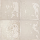 6x6 Carmen Beige Glossy Porcelain Tile