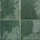 6x6 Carmen Green Glossy Porcelain Tile