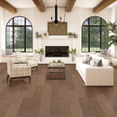 8 1/2x3/4xRL European Oak Butter Pecan Wirebrushed Engineerred Hardwood Final Sale