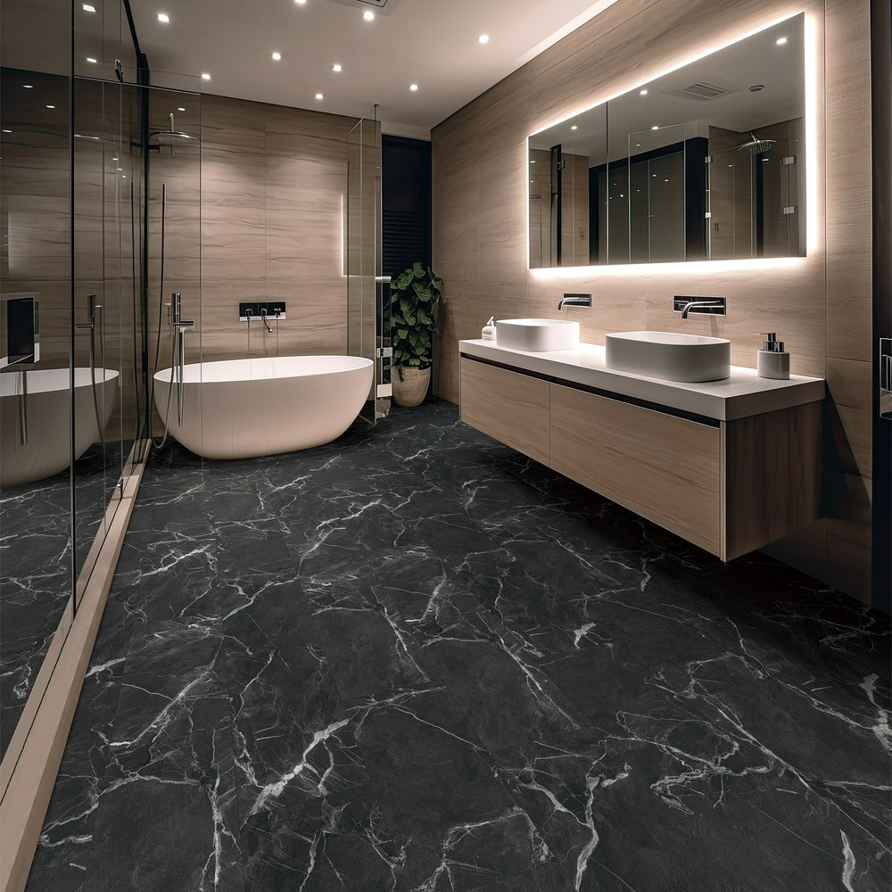 Porcelain or ceramic tile in a Charlottetown bathroom or kitchen