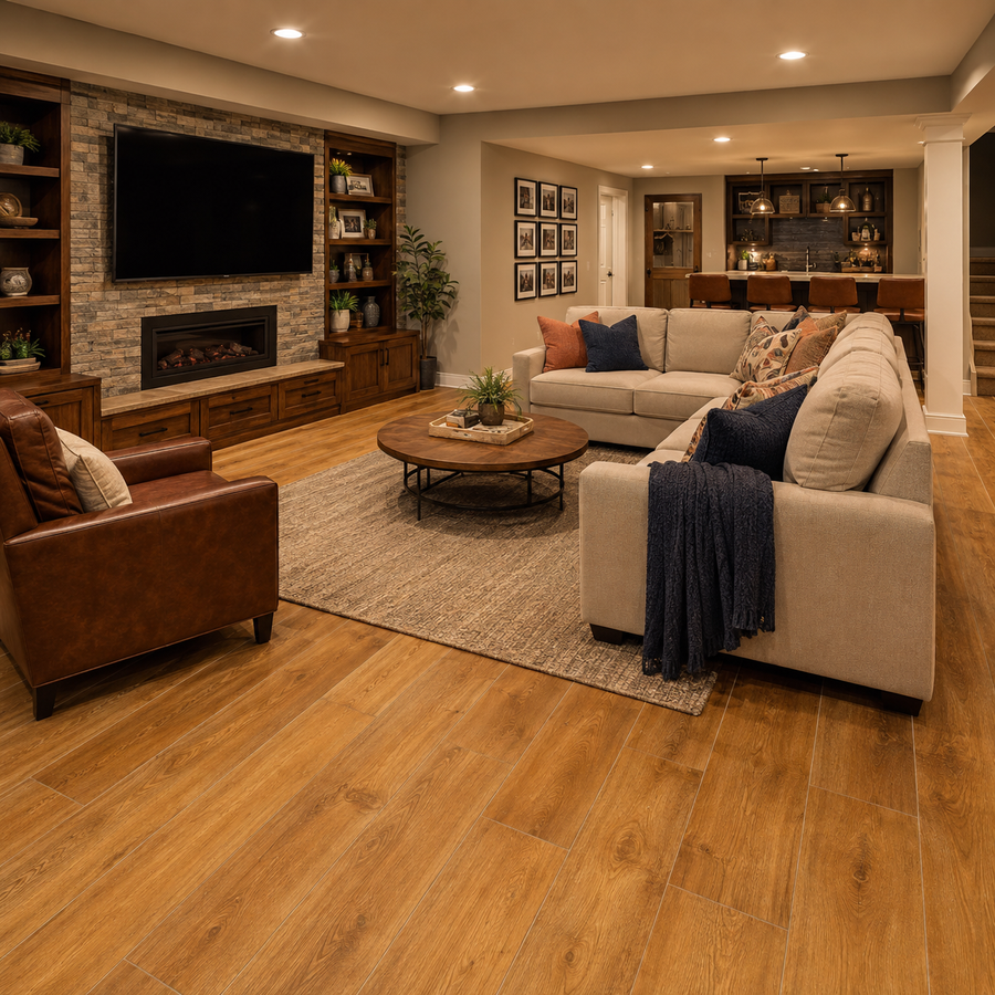 Flooring for a Whitby basement or additional unit