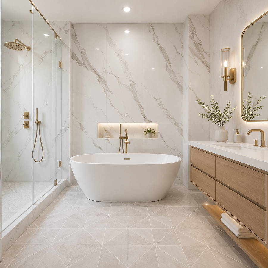 Bathroom tile for Aurora renovation projects