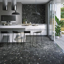 26x26 Sonar Terrazzo Dark Porcelain Tile Final Sale
